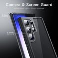 thumbnail image 4 of Case for Samsung Galaxy S23 Ultra 5G 6.8-Inch Non-Yellowing Shockproof Anti-Scratch Hard PC Back (Black), 4 of 4
