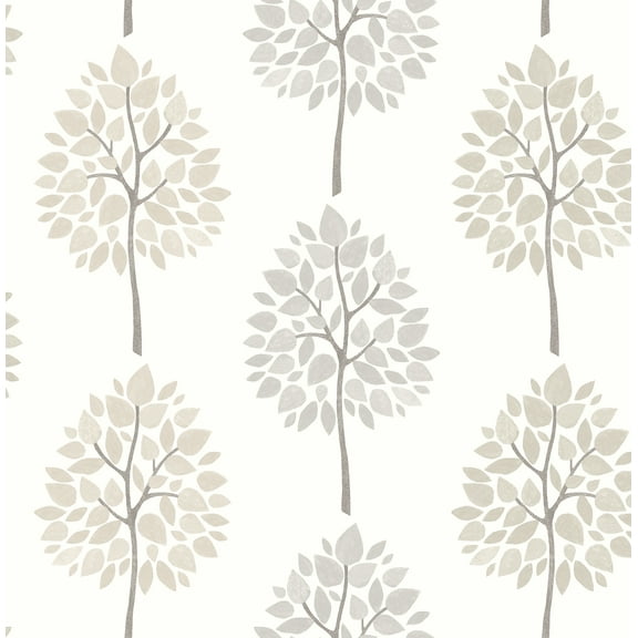 Advantage Tsai Grey Tree Wallpaper