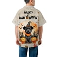 thumbnail image 5 of Happy Halloween Scottish Terrier Witches Hat Pumpkin Carving Hawaiian Shirt Breathable Summer Unisex Merch Scottie Dog Lover Gifts - 02019, 5 of 6