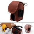 thumbnail image 4 of Bolsa pequeña de material cuero PU para pelotas para golf, bolsa para pelotas para golf con mosquetón, bolsa portátil para pelotas para golf, soporte en T, riñonera abajo shamjiam Estuche para pelotas de golf, 4 of 9