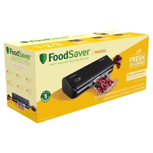 【未使用】Coleman FoodSaver FM2000 スターターセット Free Shipping! FoodSaver Vacuum Sealer System with Starter Kit