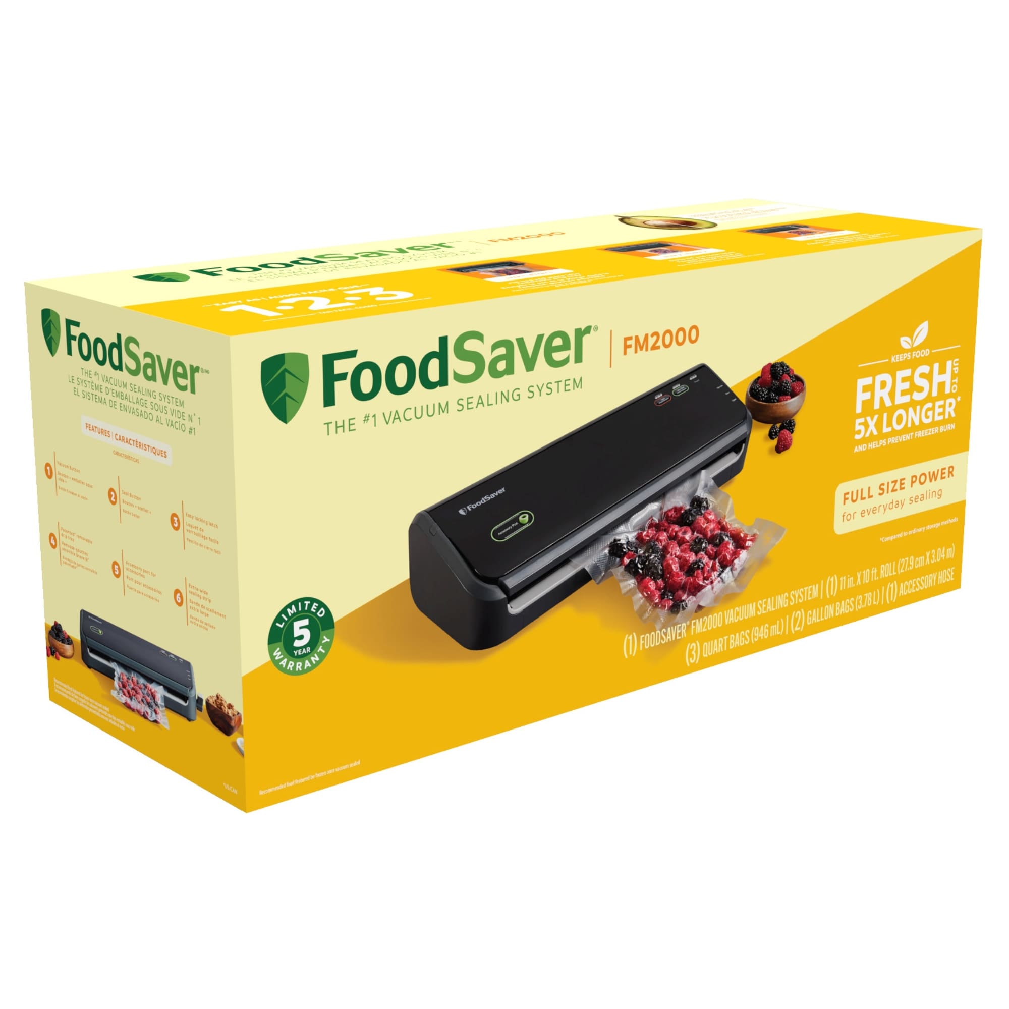FoodSaver FM2000 Vacuum Sealer Starter System with Bags photo 5
