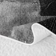 thumbnail image 5 of Erosebridal Monochrome Square Quilt King for Women Men, Gray Textured Block Print King Coverlet Set, 3pcs, 5 of 7