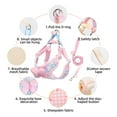 thumbnail image 5 of Small Dog Chest Harness with Bow, Cute Harness for Kitty Puppy Bunny,djustable Kitten Harness and Leash Set, 5 of 8