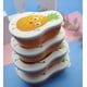 thumbnail image 4 of Set de 4 recipientes de alimentos de diferente tamaño, forma aguacate, diseño piña, 4 of 6