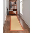 thumbnail image 4 of Athena Sisal & Burnt Orange 2'6" x 8' Runner, 4 of 6