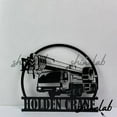 thumbnail image 3 of Shinelab Mobile Crane Truck Metal Sign LED Wall Art, Custom Truck Sign Decor, Driver Gifts 12333, 3 of 3