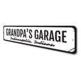 thumbnail image 4 of Grandpas Garage Novelty Decor, Metal Wall Sign - 4x18 Inches, 4 of 4