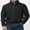 Black, variant on AZoiNM Men's Quarter Zip Pullover Sweatshirt, Long Sleeve Mock Neck Fleece Sweater, Casual Lightweight Layering Top
