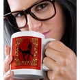 thumbnail image 2 of 3drose, Chinese Zodiac Year of the Dog Chinese New Year Red, Gold and Black, 11oz Magic Transforming Mug, 2 of 7
