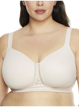 MELENECA Women's Strapless Bra for Large Bust Back Smoothing Plus Size with  Underwire Beige 44D