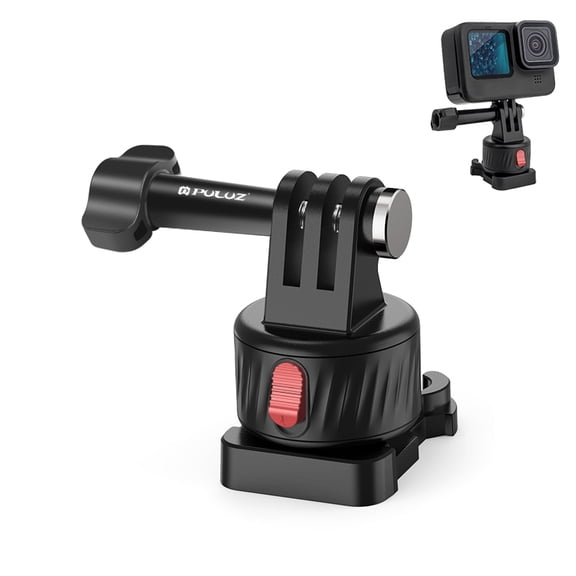 QKOO Action Camera Quick Release Magnetic Base Adapter (Black)