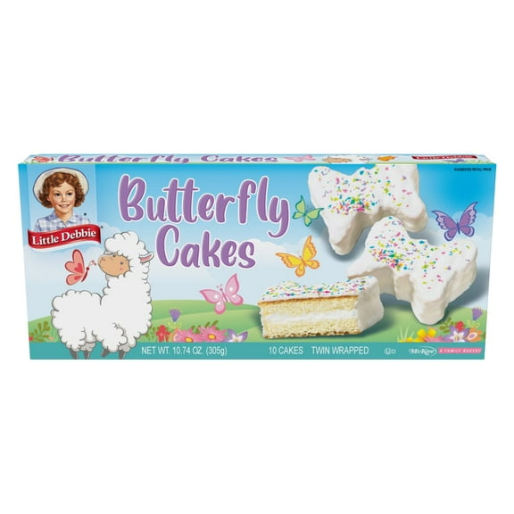 Little Debbie Butterfly Creme Filled Cakes - 10 ct / 10.74 oz. - Pack of 2