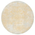 thumbnail image 2 of SAFAVIEH Round Rug 8' - Evoke Collection - Traditional Design, Ivory & Gold, Non-Shedding & Easy Cleaning, Ideal for Living Room, Bedroom, Dining Space, 2 of 10