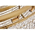 thumbnail image 5 of Elegant Lighting Paris 24 Lights Iron and Crystal Royal Cut Chandelier in Brass, 5 of 7