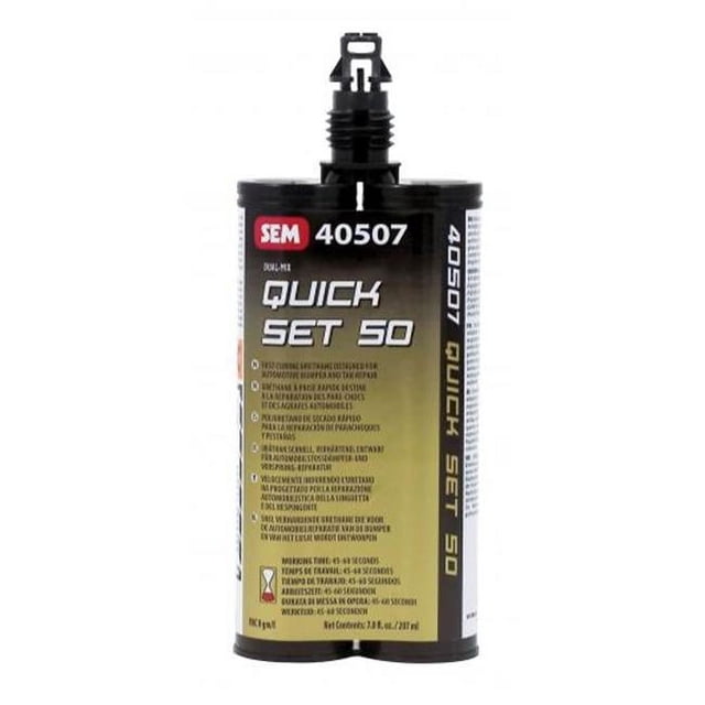 SEM Products SE40507 Quick Set 50-Blk Adhesive 7 oz