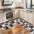 thumbnail image 3 of Kitchen Rugs Sets Of 2,Baseball Patchwork Pattern Anti Fatigue Kitchen Mat Rugs Non Slip Washable,Decorative Kitchen Floor Mats for Kitchen,Sink,Laundry,17"X47", 3 of 5