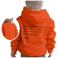 thumbnail image 1 of MIASHUI Chandail en Molleton Filles Hauts Enfants Garçon Fille Pulls Graphiques Vêtements, Orange, 2-3 Ans, 1 of 5