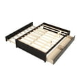 thumbnail image 3 of uhomepro Daybed with Trundle, Solid Pine Wood Full Daybed and Trundle Frame, Full Bed Frame with 2 Storage Drawers, Contemporary Trundle Bed for Boys Girls, No Box Spring Needed, Espresso, 3 of 12