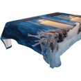 thumbnail image 4 of BZSMCE Square Tablecloth Candles Pattern Tableclothes, 4 of 9
