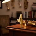 thumbnail image 3 of Boquilla De Saxofón De Latón Dorado, Fácil De Tocar, Kit De Boquilla Para Saxofón Soprano, Sonido Nítido, Saxofón Soprano En Si Bemol Para Principiantes, Estudiantes Y Práctica. 8, 3 of 9