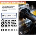 thumbnail image 4 of 85PCS Car A/C Gasket Kit, Rubber Vehicle Air Conditioning Sealing O-Ring Assortment Set, Automotive System Compressor Seal Washer Replacement, Universal for Vehicles (Black) Black, 4 of 6