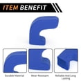 thumbnail image 4 of Cubiertas del gancho de remolque del parachoques del automóvil Unique Bargains para Jeep Wrangler JK JL Gladiator TJ 2007-2023, tapa de gancho de remolque de caucho azul 2pcs, 4 of 6