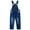 Deep Blue-2118B, variant on KIDSCOOL SPACE Girls Denim Overalls, Elastic Waistband Inside Washed Stretchy Jeans Jumpsuit,Light Blue,4-5 Years