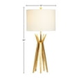 thumbnail image 4 of Crestview Collection Capri 3-Way  Metal Table Lamp with White Linen Shade, 4 of 4