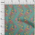 thumbnail image 1 of oneOone Polyester Lycra Fabric Leaves|Floral & Paisley Block Fabric Prints By Yard 56 Inch Wide, 1 of 4
