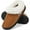 Brown, variant on Ablanczoom Slippers for Women House Shoes Winter: Comfy Memory Foam No-slip Womens Loafer Slippers with Fuzzy Faux Fur Indoors Outdoors
