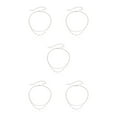 thumbnail image 3 of relayinert Silver Wide Application Chain Belt For Versatile Dressing Waist Chain Belt Chain Belt Y2K Body Chain 5Set, 3 of 6