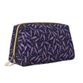 thumbnail image 2 of Rateoe Lavender Flowers for Travel Makeup Bag,Large Capacity Cosmetic Bags for Women,Waterproof Portable Pouch Open Flat Toiletry Bag Make up Organizer, 2 of 8