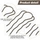 thumbnail image 3 of 6 Pieces 87 mm Hair Fork Clip Stick Hair Side Comb Hairpin Hair Bun Updo Hair Sticks Alloy 4 Prong Bun Hair Pins Clips Grips for Women Hair Styling To, 3 of 4