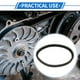 thumbnail image 3 of Correa de Transmisión Compatible para el Motor Segway Snarler ATV6 S & L Resistente al Desgaste Correa en V Negra para Powersports, 3 of 7