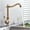 Antique Brass, variant on Black Deck Mount Bathroom Kitchen Brass Faucet Single Handle 360 Rotate Basin Sink Mixer Taps Black Hot and Cold Water Mixers