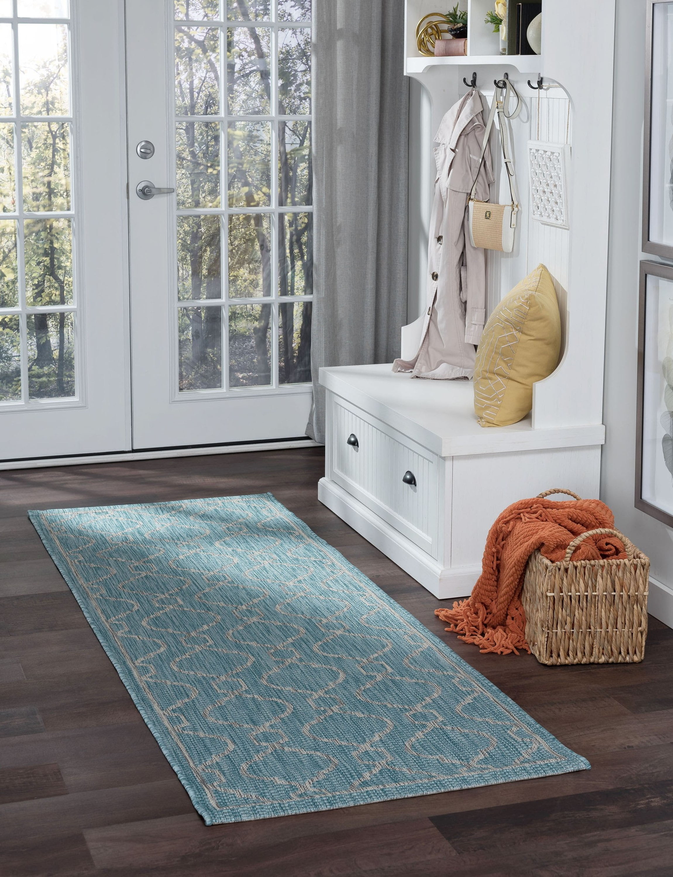 Bliss Rugs Vera Transitional IndooOutdoor Runner Rug - Walmart