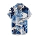 thumbnail image 1 of Camisas s Para Hombre Interior Camisa de manga corta con estampado digital 3d de ocio de tendencia de moda de playa de turismo de vacaciones de verano para hombres (Dark Blue, 3XL), 1 of 3