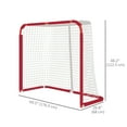 thumbnail image 3 of Soozier Portable Hockey Net, Easy Setup Hockey Goal w/Steel Frame, PE Mesh, 3 of 8