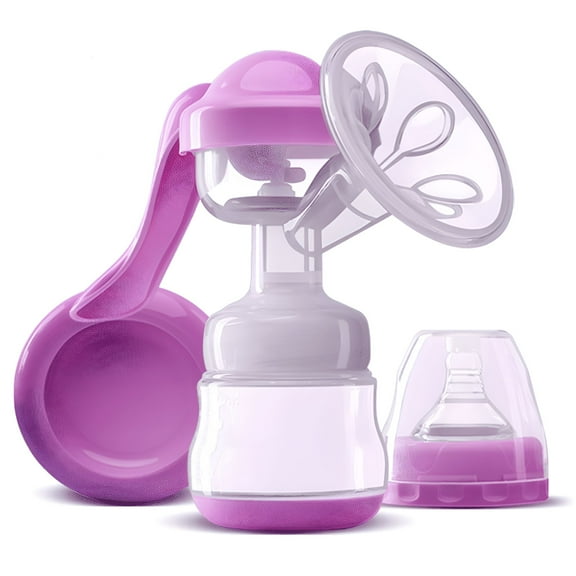XIRQI Manual Portable Breast Pump with Silicone Massager, Supports Enhanced Milk Flow Great for Travel