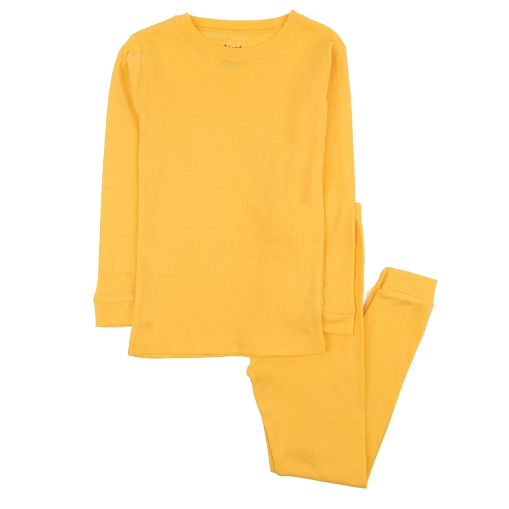 Leveret Leveret Kids Pajamas Boys & Girls Solid Colors 2 Piece Pajama