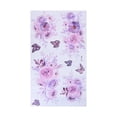 thumbnail image 4 of Pegatinas de pared autoadhesivas con diseño de mariposa y flor morada para decoración del hogar, el baño y la oficina., 4 of 8