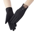 thumbnail image 2 of Ludlz Women UV Protection Sunblock Gloves Non-slip Driving Gloves for Summer Outdoor Activities, 2 of 4