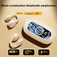 thumbnail image 5 of Byujiro Earbuds Wireless Bluetooth Bones Conduction Bluetooth Earphones with Non in Ear Clip Style Sports Digital Display and Long Battery Wireless Earphones, 5 of 9