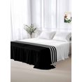 thumbnail image 6 of Black White Striped Flat Sheet Only Twin Size, Soft Breathable Bed Top Sheets for Mattress, Modern Abstract Art Aesthetics Luxury Bedding Flat Sheets for Home Hotel Bedroom Bed Protection, 6 of 9