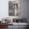 thumbnail image 5 of Mudket Jesus Canvas Wall Art, Lion of Judah Jesus Christ Canvas Print, Religious Christian Faith King Wall Decor for Home Church, Framed Ready to Hang - 12"L x 8"W, 5 of 10