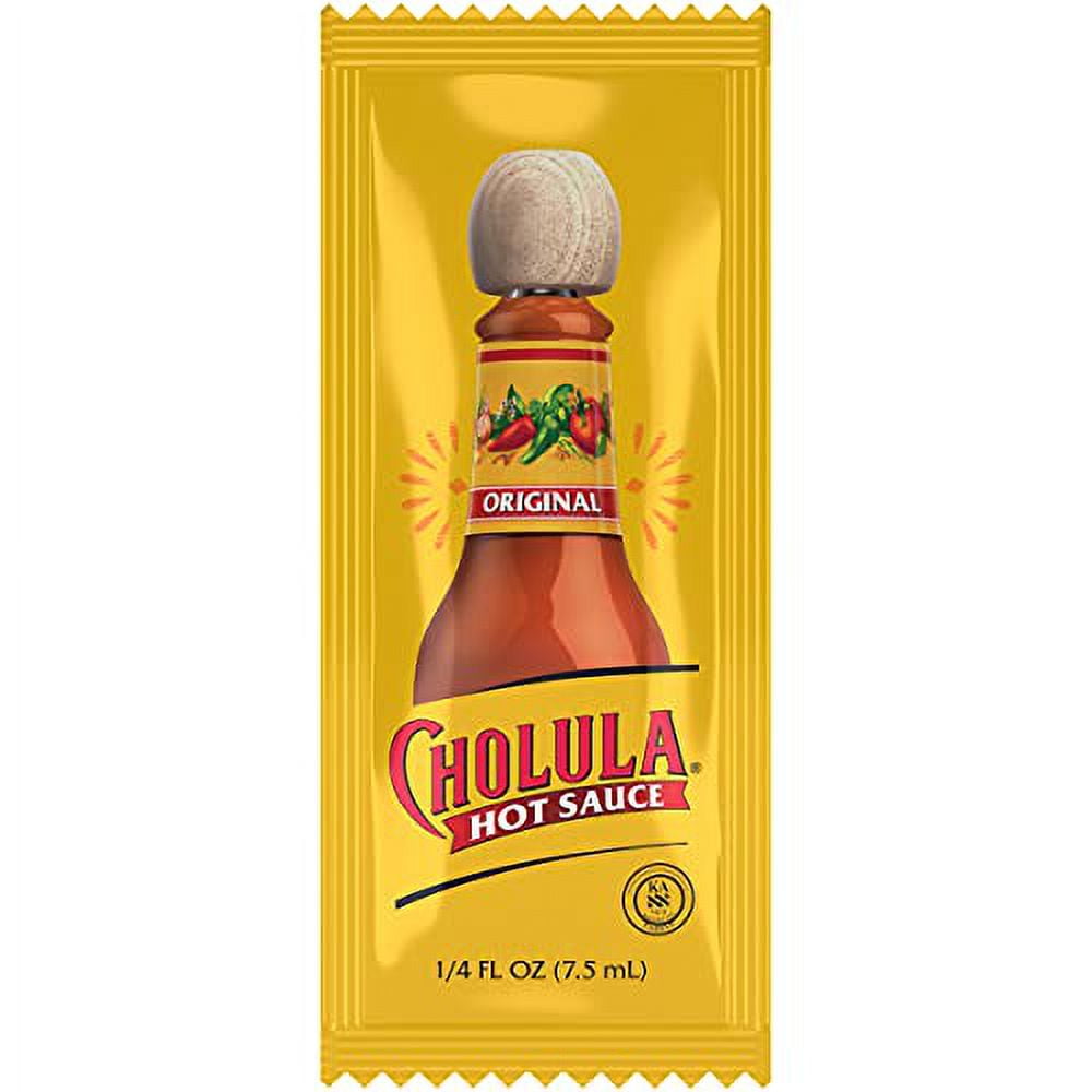 Cholula Original Hot Sauce Packets, One 200 Count with Mexican Peppers and Signature Spice Blend, Perfect Single-Serve Size for Delivery and Takeout