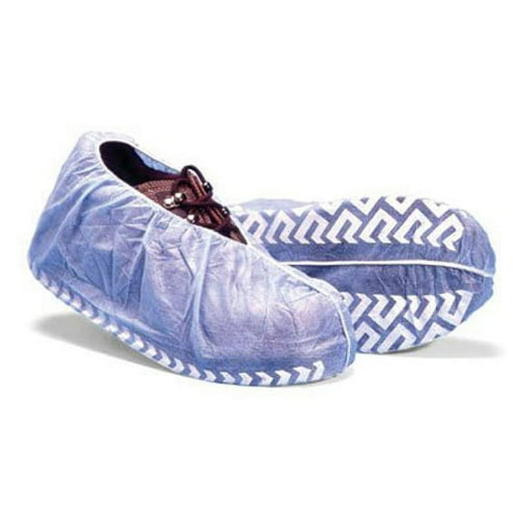 Skid-Free Blue Polypropylene Shoe Covers, 2XL, 150/pairs