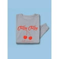 thumbnail image 3 of Cherry Cherry Hello Summer Sweatshirt Women -Image by Shutterstock, Female 4X-Large, 3 of 4