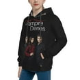 thumbnail image 2 of Vampire Diaries Youth Hoodies 3D Print Pullover Hooded Sweatshirt Unisex Casual Sweater Tops Blouse Long Sleeve Kids Hoodie Small, 2 of 8